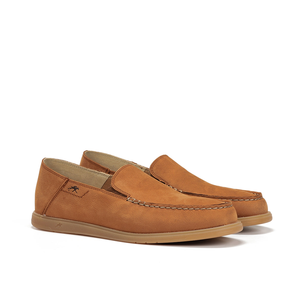 Fluchos Tribal F2193 mocassin marron cuir homme