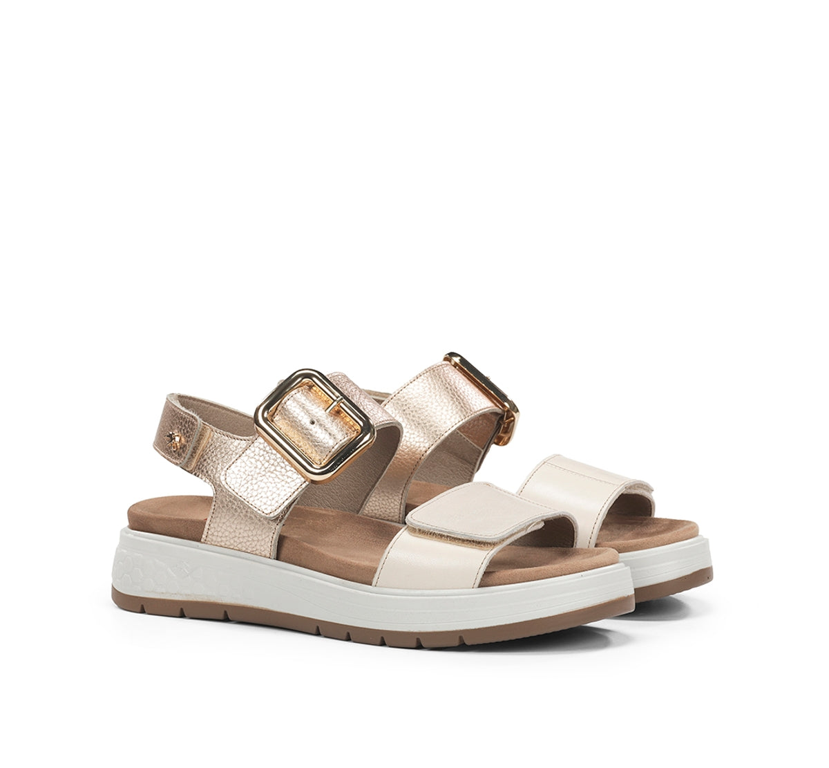 Fluchos Street F2166 sandales blanc cuir femme