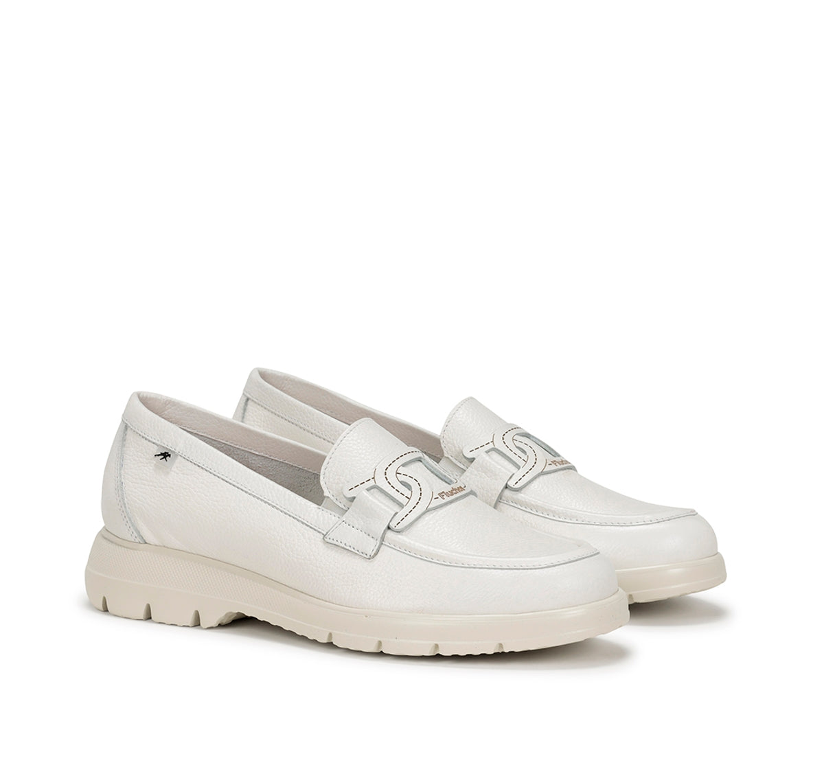 Fluchos Gladis F1688 mocassins blanc femme light