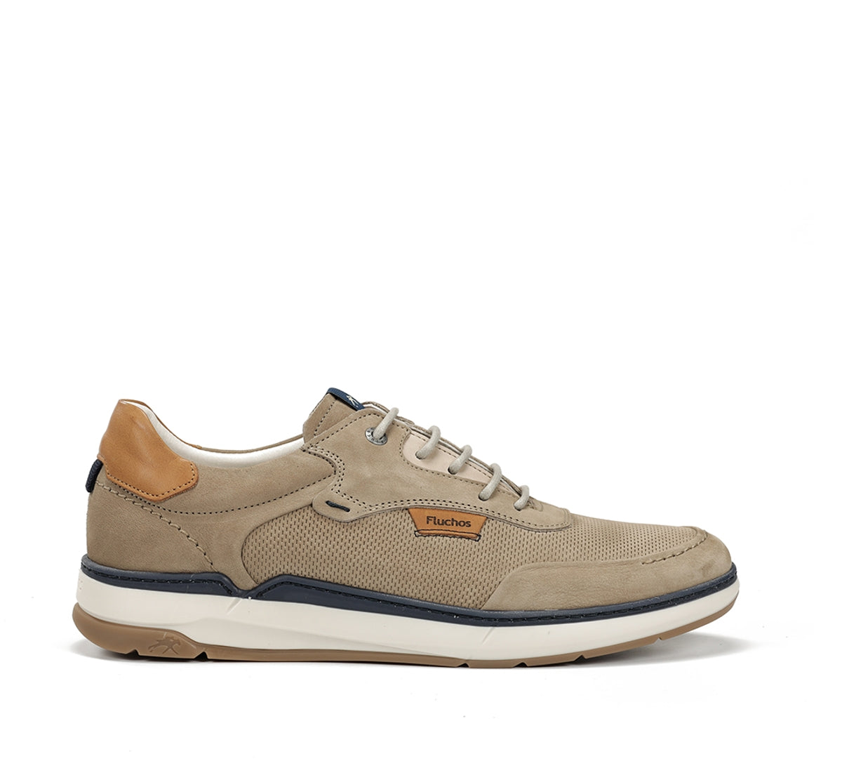 Fluchos Jeff F2210 chaussures taupe homme cuir