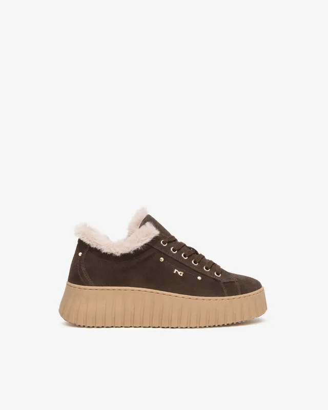 Nero Giardini Sneakers baskets daim femme plateforme