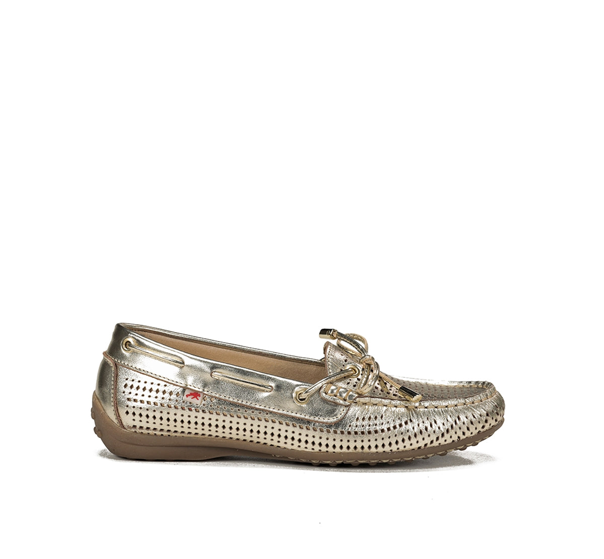 Fluchos Bruni F1428 mocassins femme doré cuir