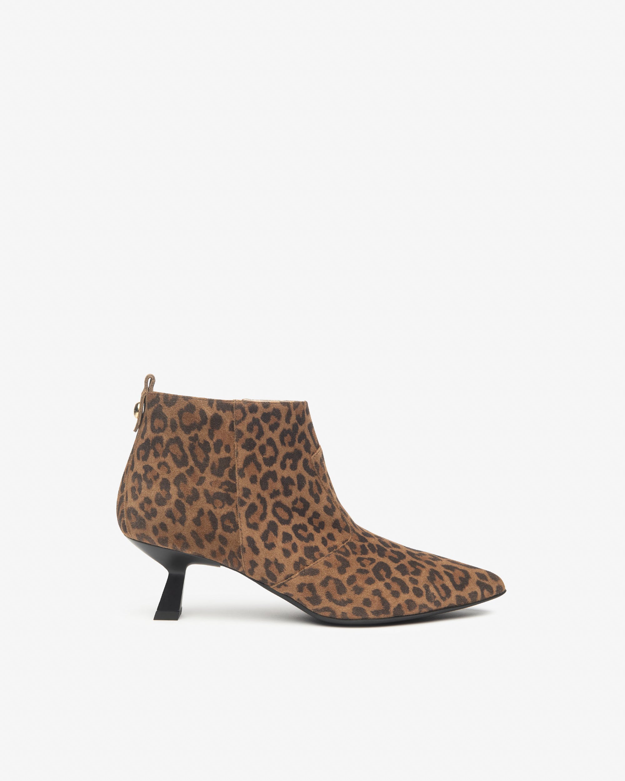 Nero Giardini Bottines femme daim léopard talon 5 cm