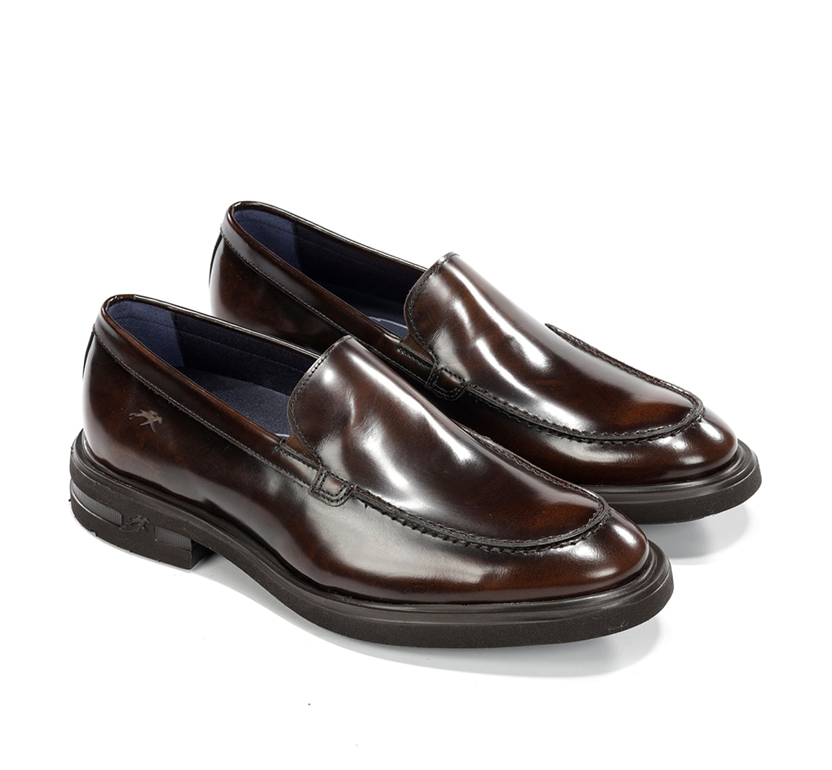 Fluchos Belgas F1223 mocassins homme marron cuir