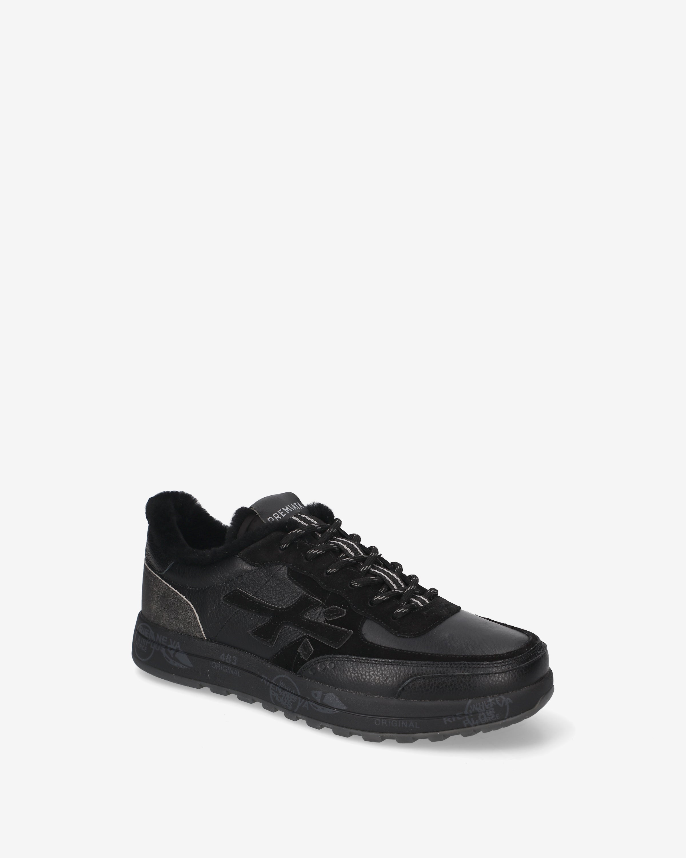 Premiata Nous 8465m sneakers cuir noir homme