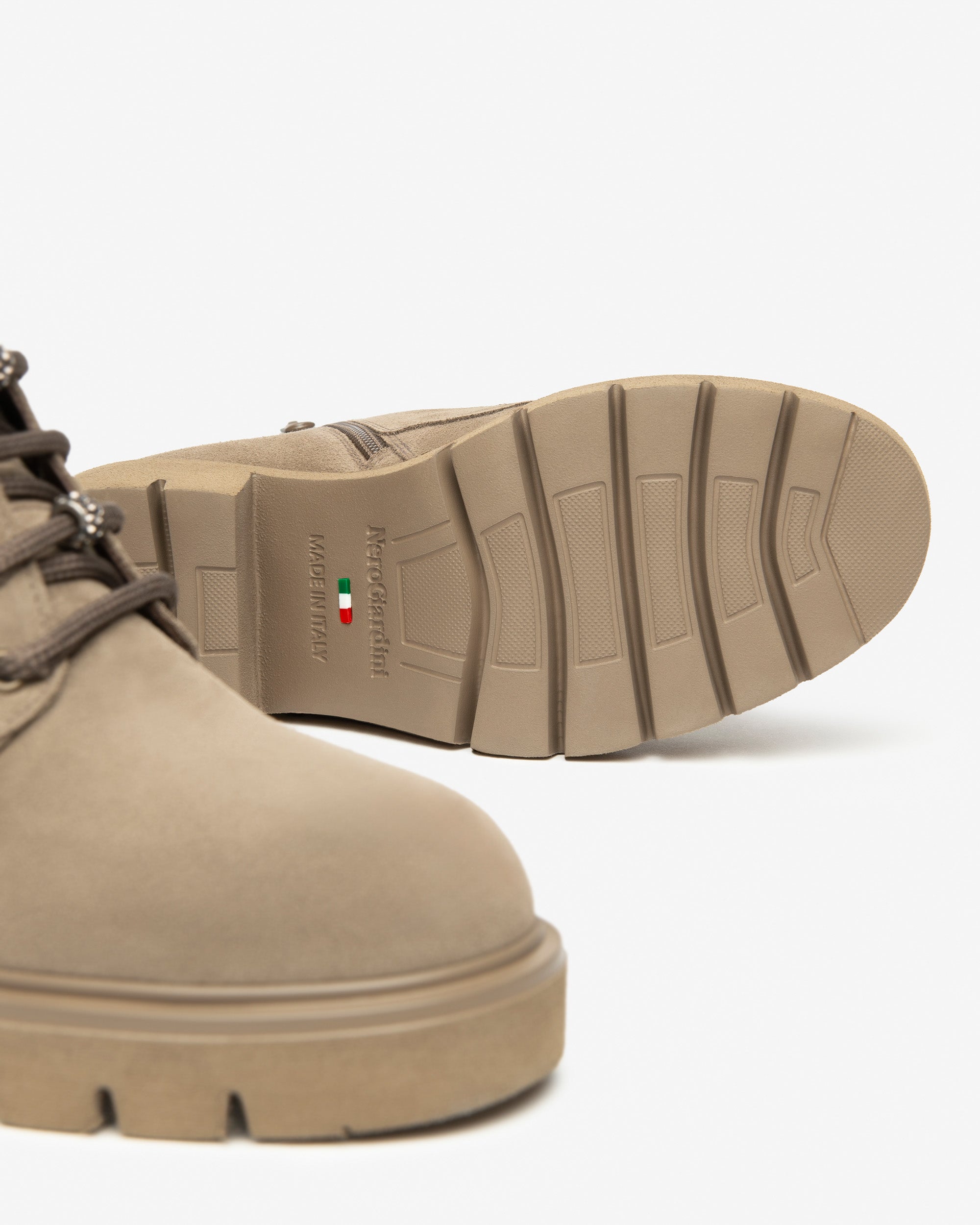 Nero Giardini Combat Boots rangers femme daim