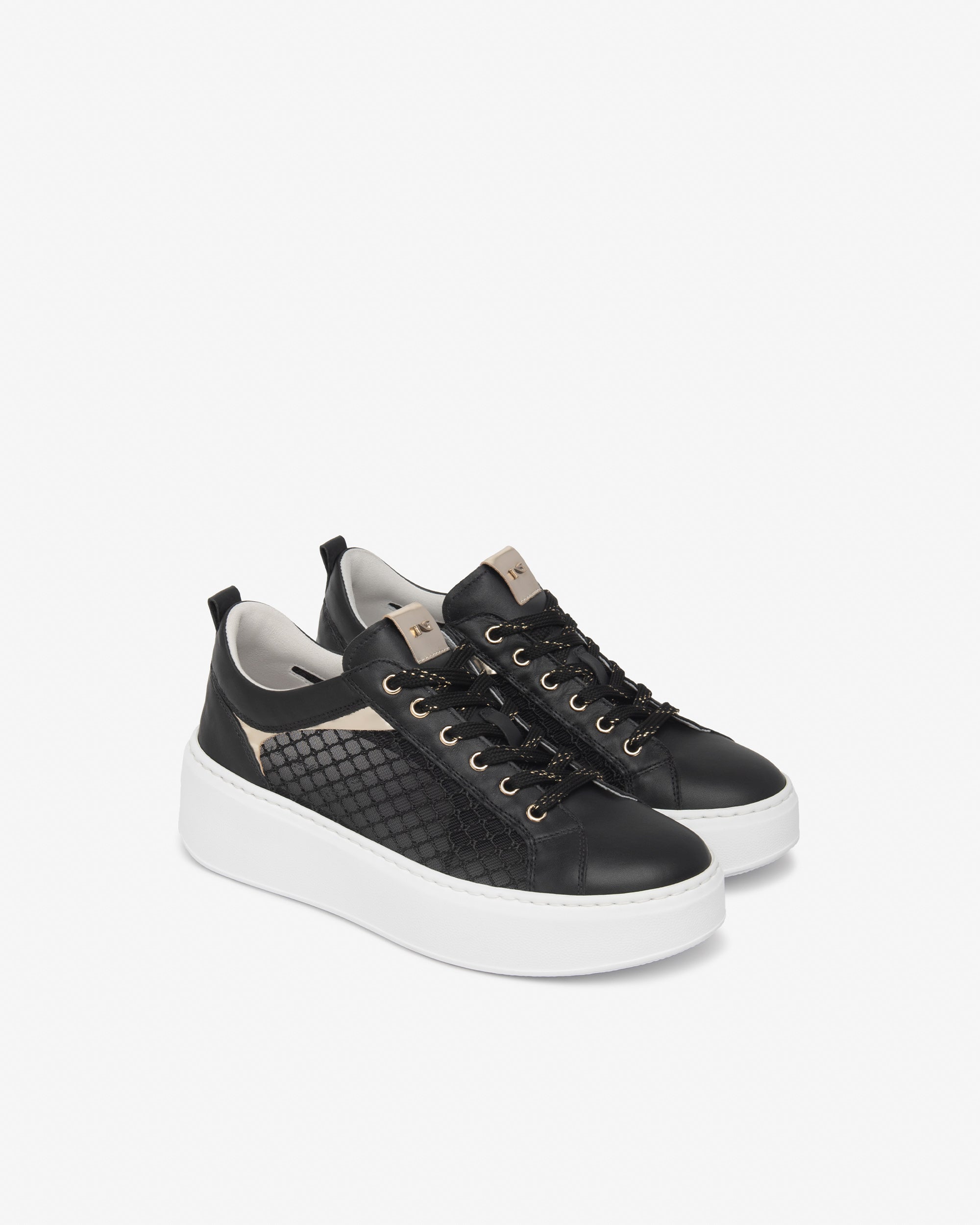 Nero Giardini Sneakers baskets femme cuir toile 35-41