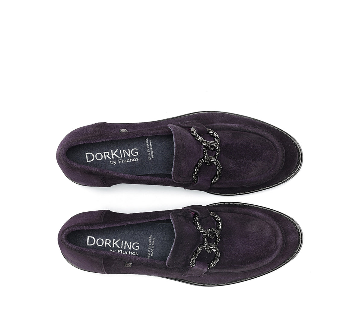 Dorking by Fluchos Harvard D9117 mocassins violet femme