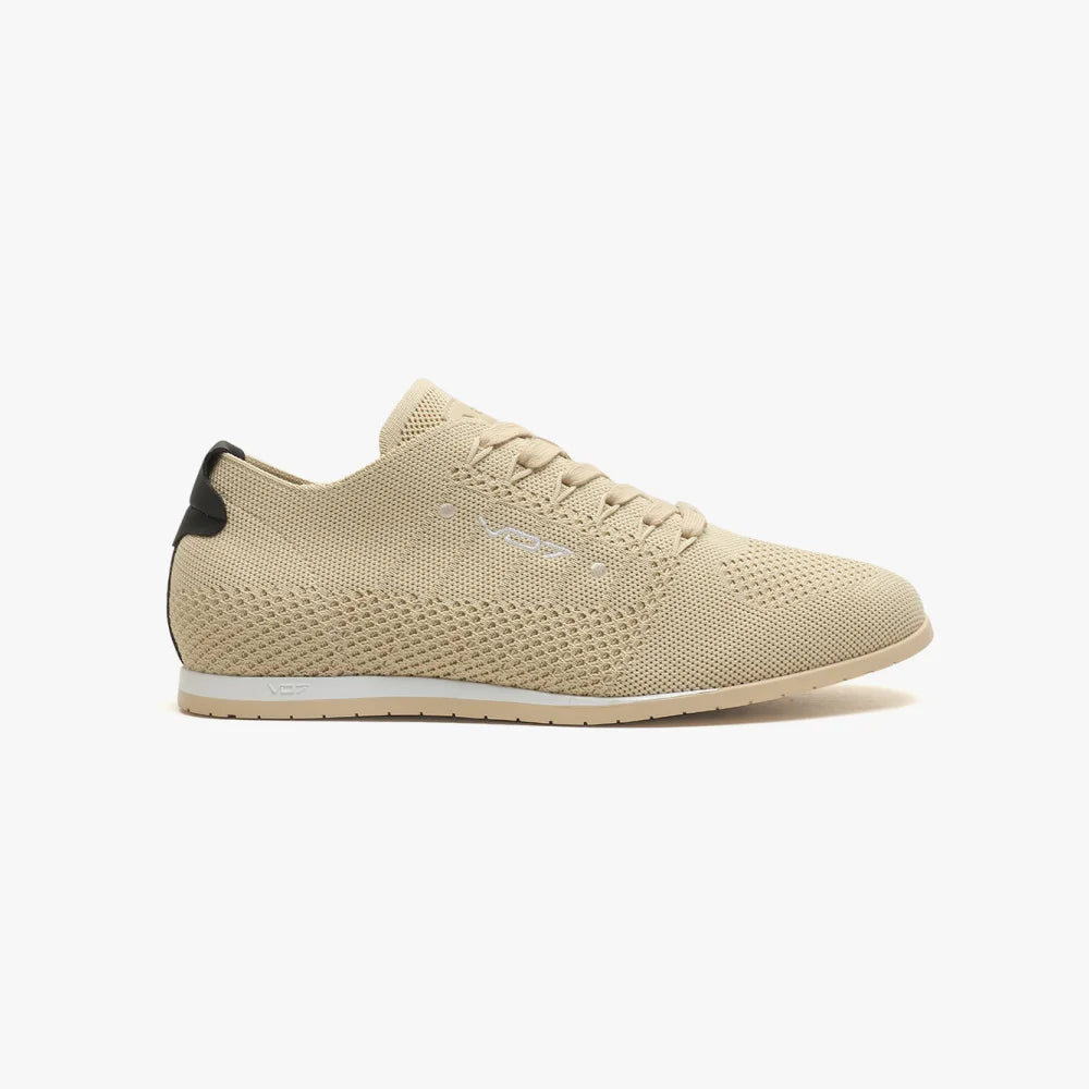 VO7 Yacht Knit Beige baskets homme beige maille respirante