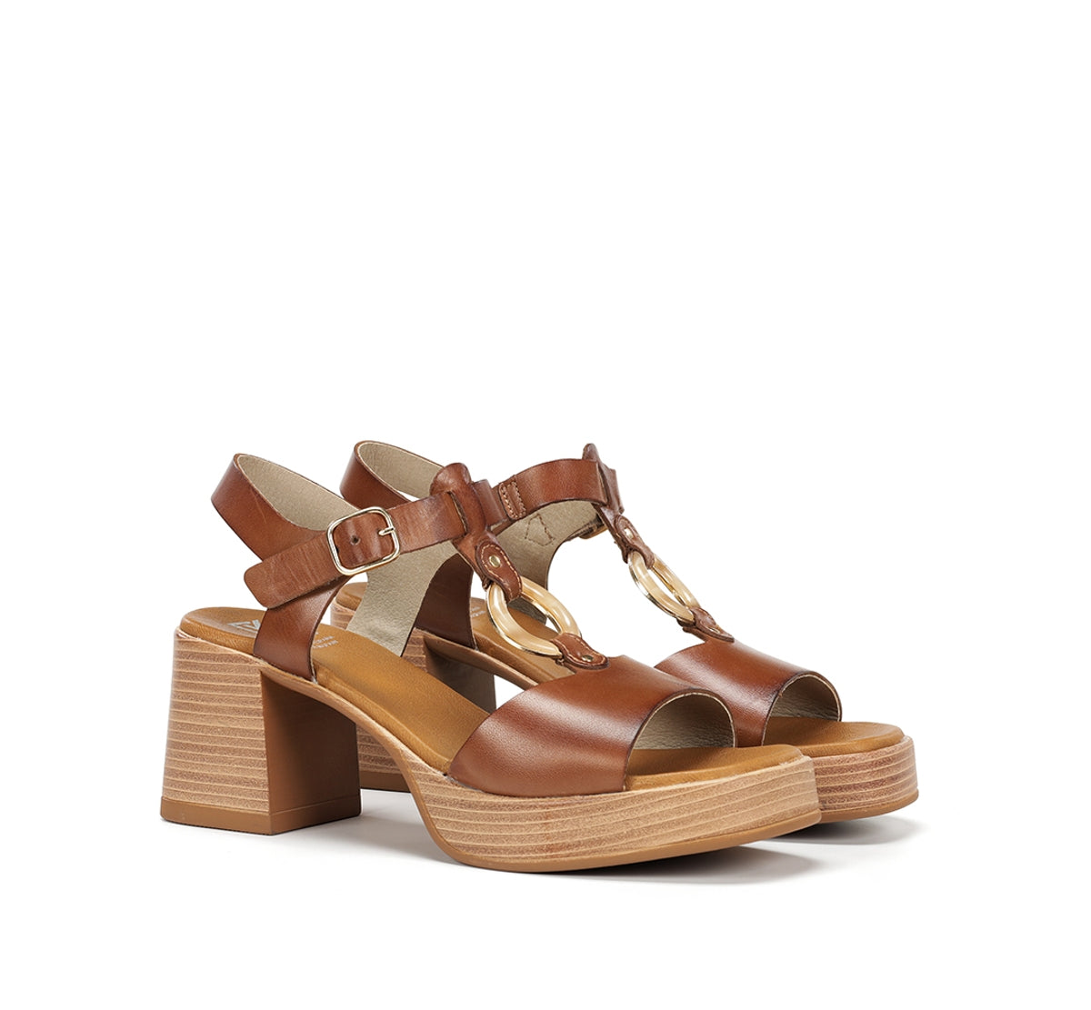 Dorking by Fluchos Diamond D9593 sandale marron à talon