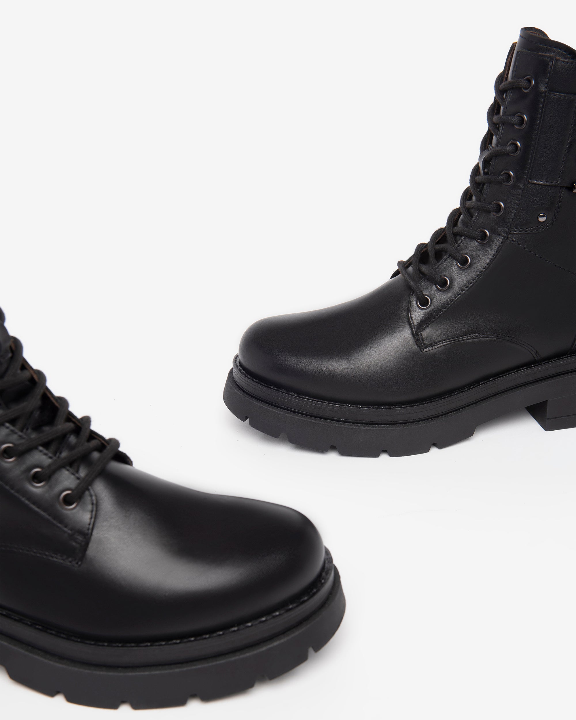 Nero Giardini Combat Boots rangers femme cuir hiver