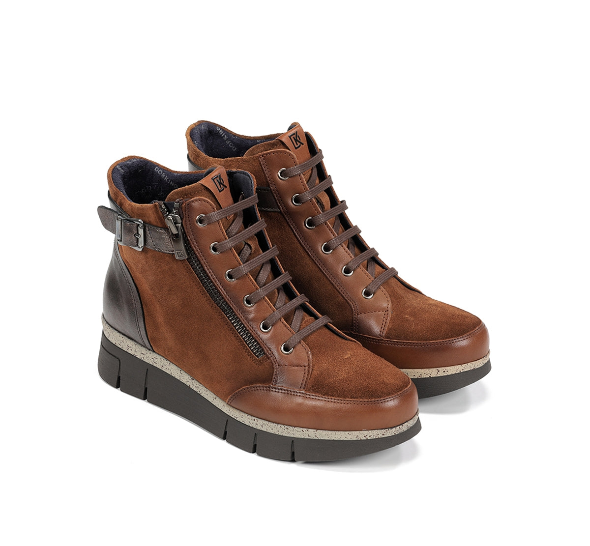 Fluchos Dorking India D9329 bottines marron femme