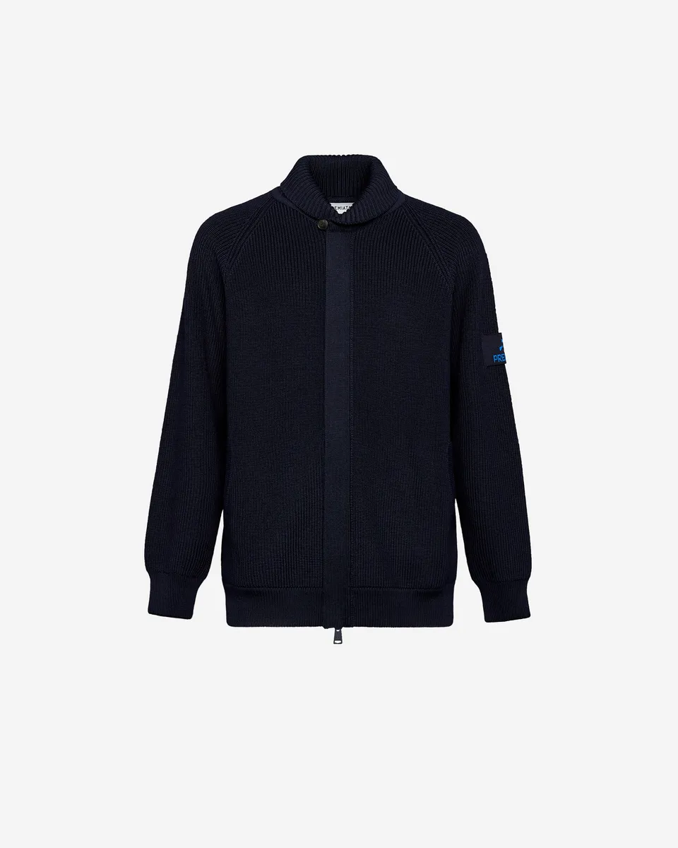 Premiata veste laine Teflon zippée homme
