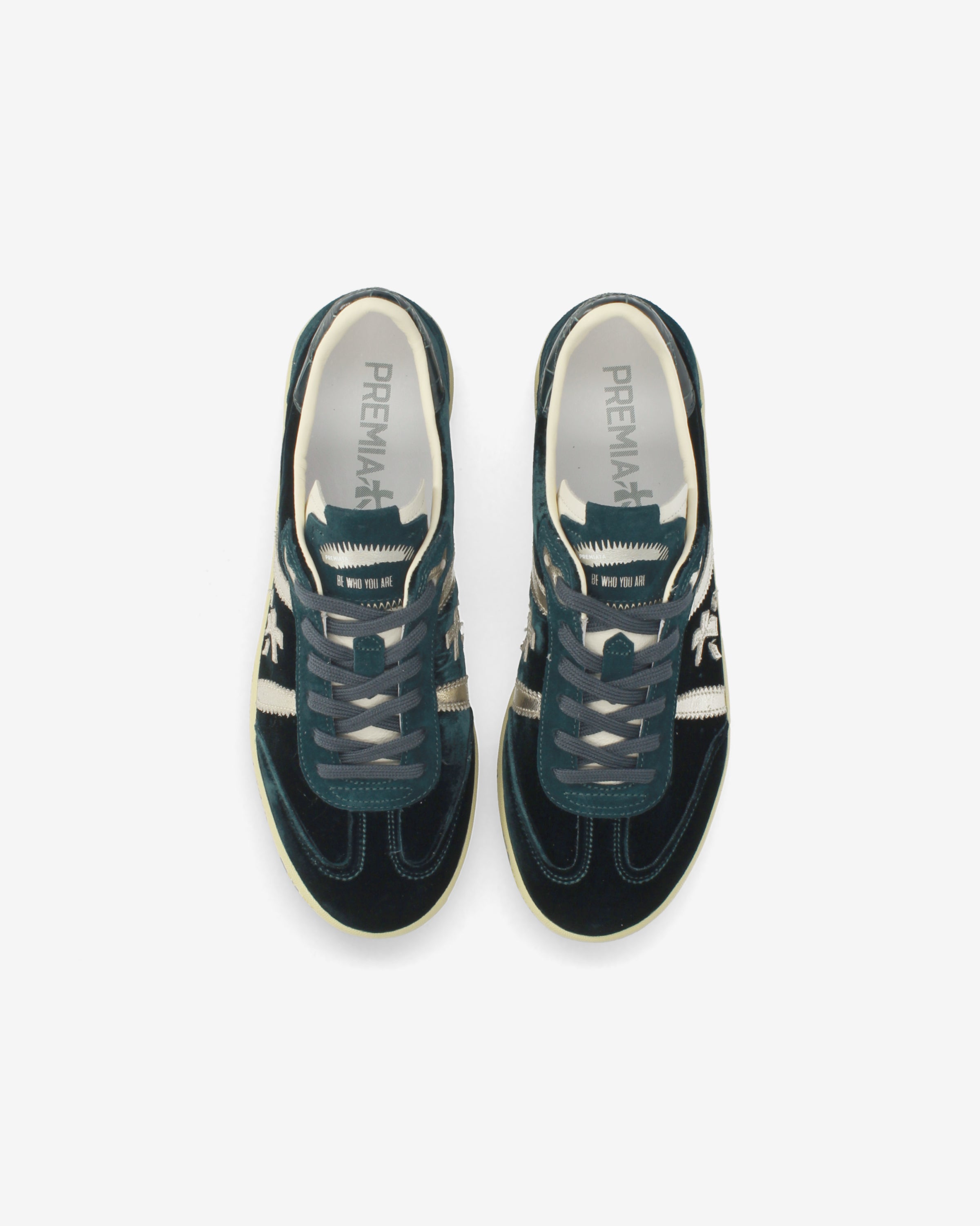 Premiata Bonnied 8581 baskets bleu velours femme