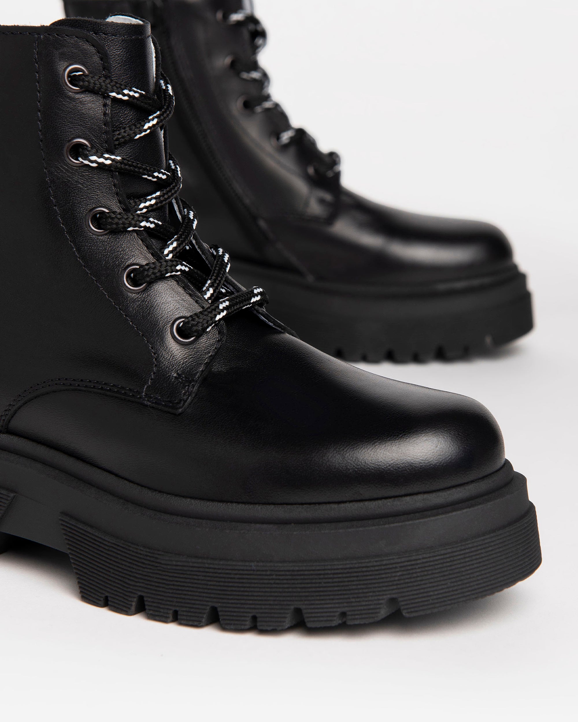Nero Giardini Combat Boots rangers cuir ado fille