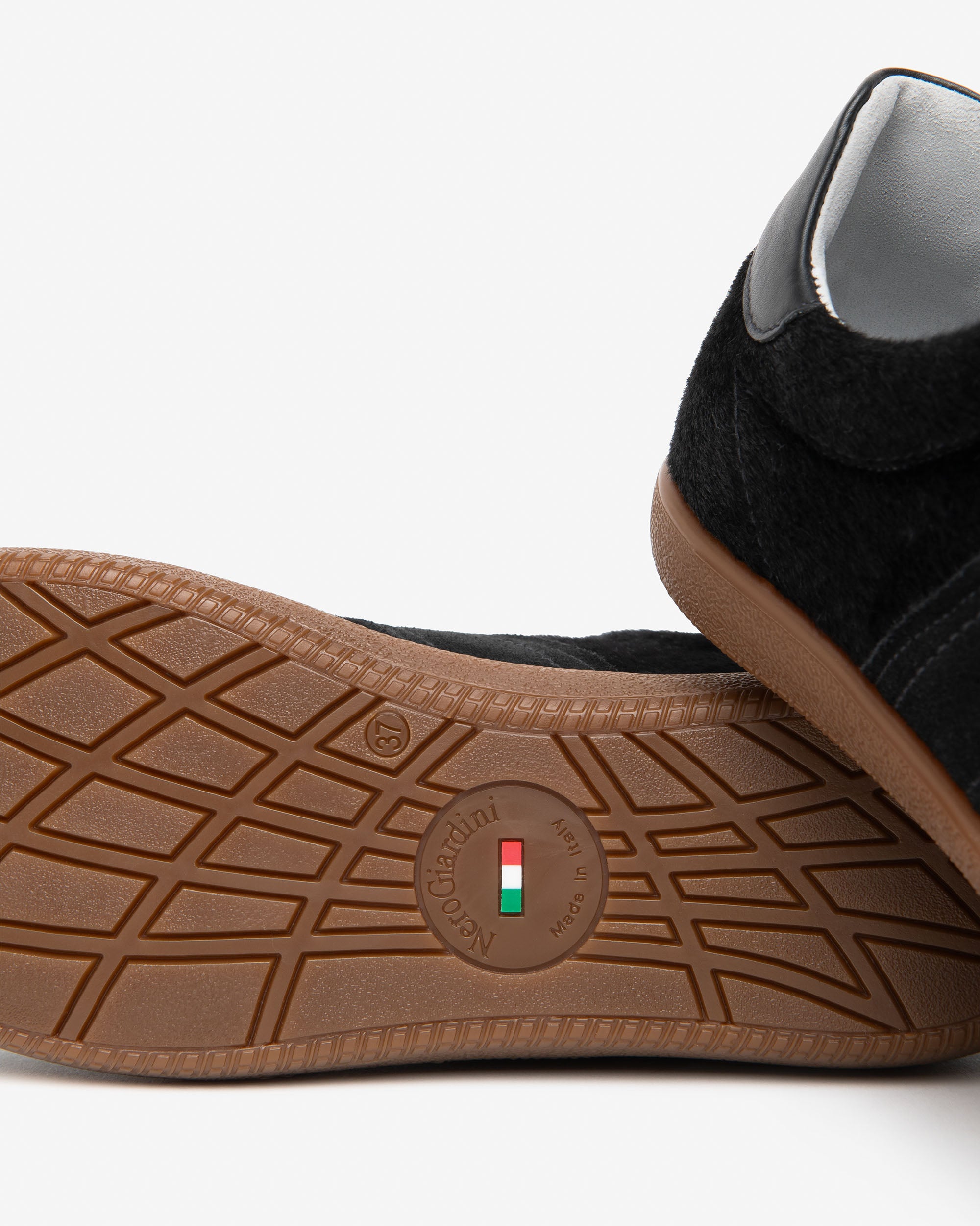 Nero Giardini Sneakers baskets cuir daim femme hiver