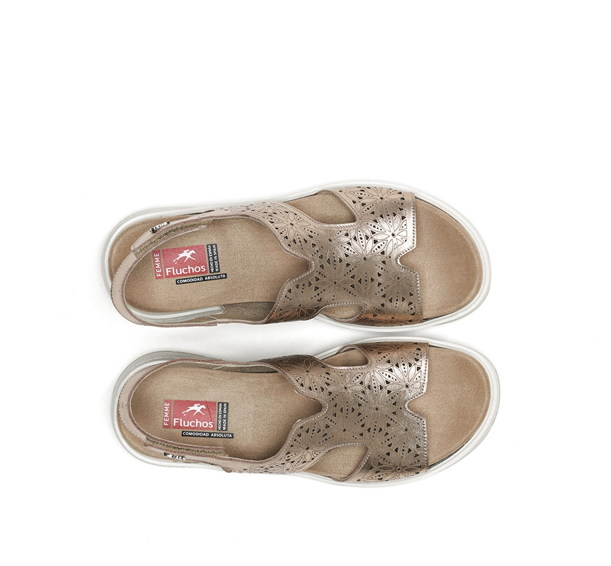 Fluchos Sandalias Street F2007 sandales doré femme