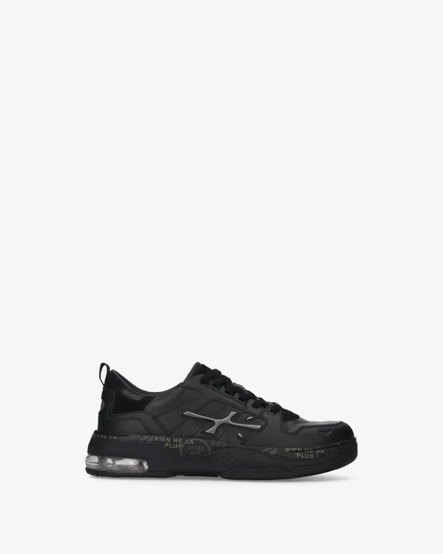 Premiata Drake 525 sneakers cuir noir homme