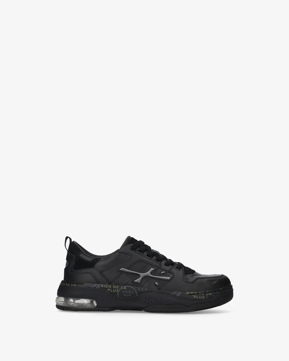 Premiata Drake 525 sneakers cuir noir homme