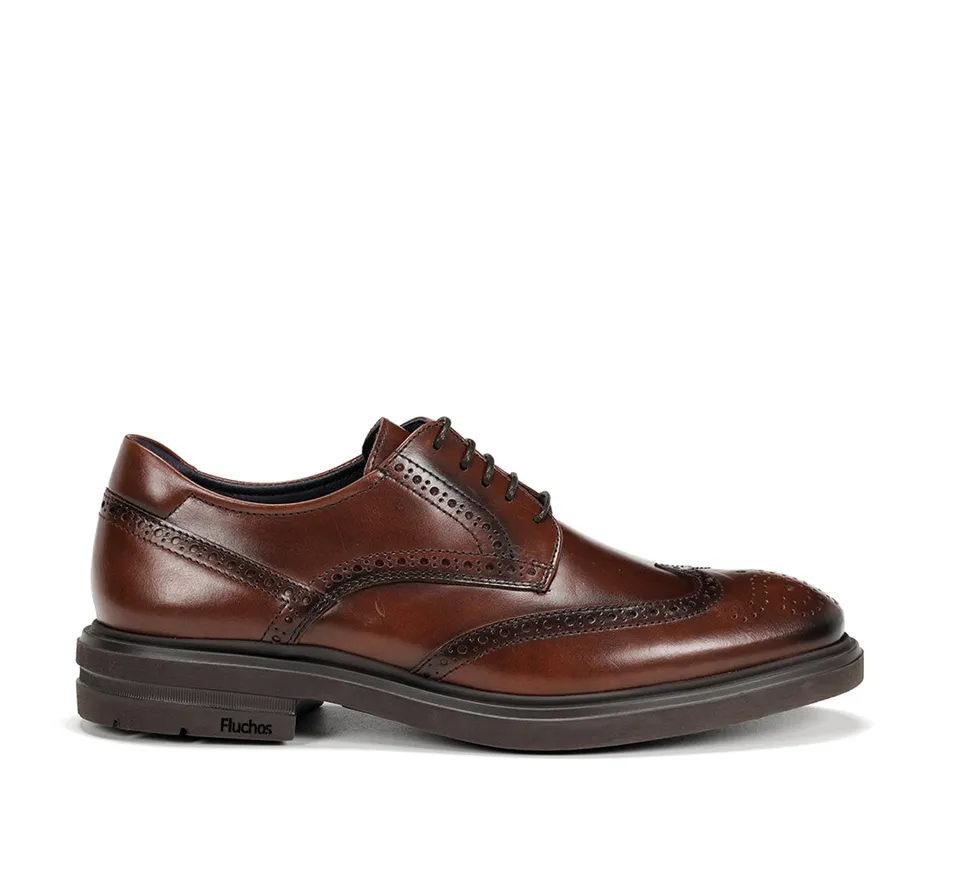 Fluchos Belgas F0628 derbies marron cuir homme