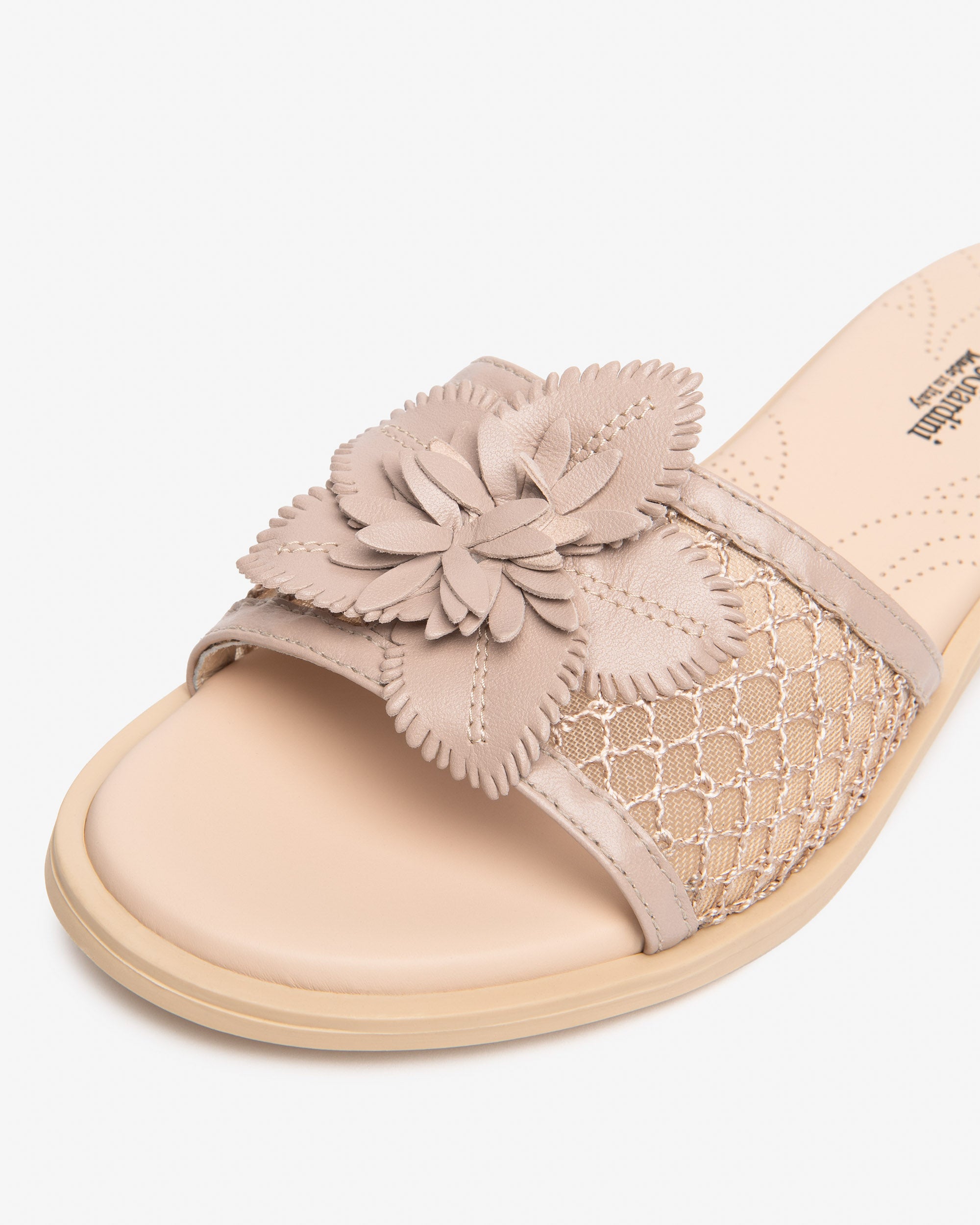 Nero Giardini Slippers mules cuir toile femme
