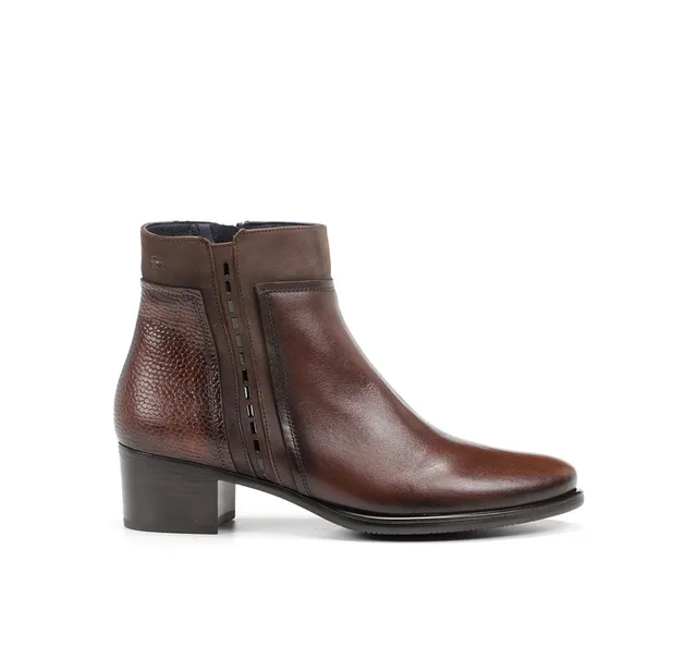 Dorking by Fluchos Alegria D8271 Bottines Marron Femme Zip