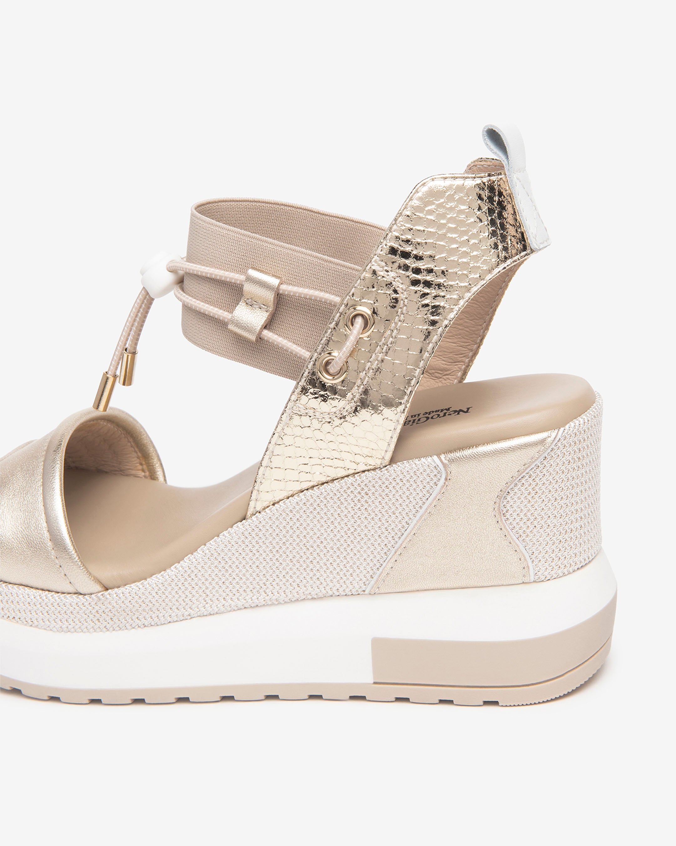 Nero Giardini Sandals sandales compensées cuir femme lacet