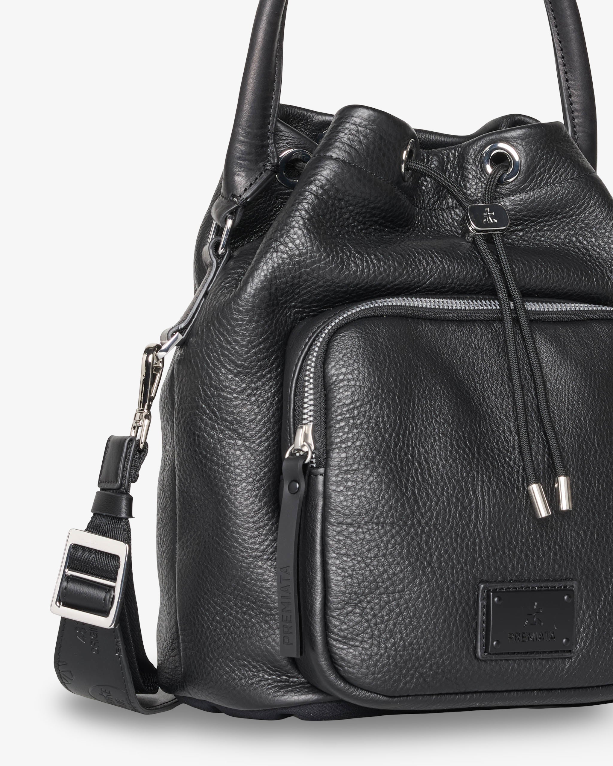 Premiata Mia 2181s sac cuir noir compact femme