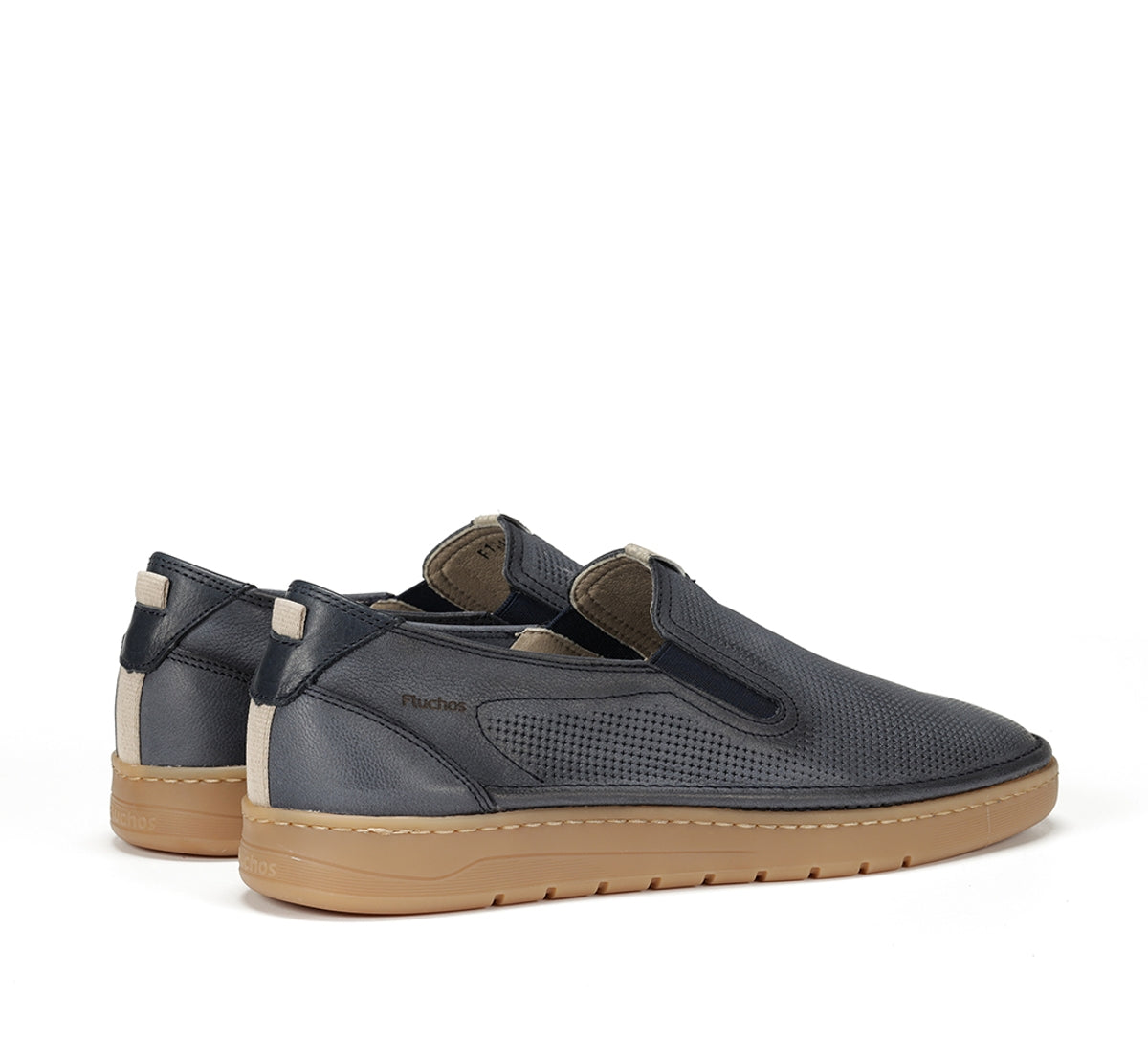 Fluchos Leo F1946 slip on homme bleu léger