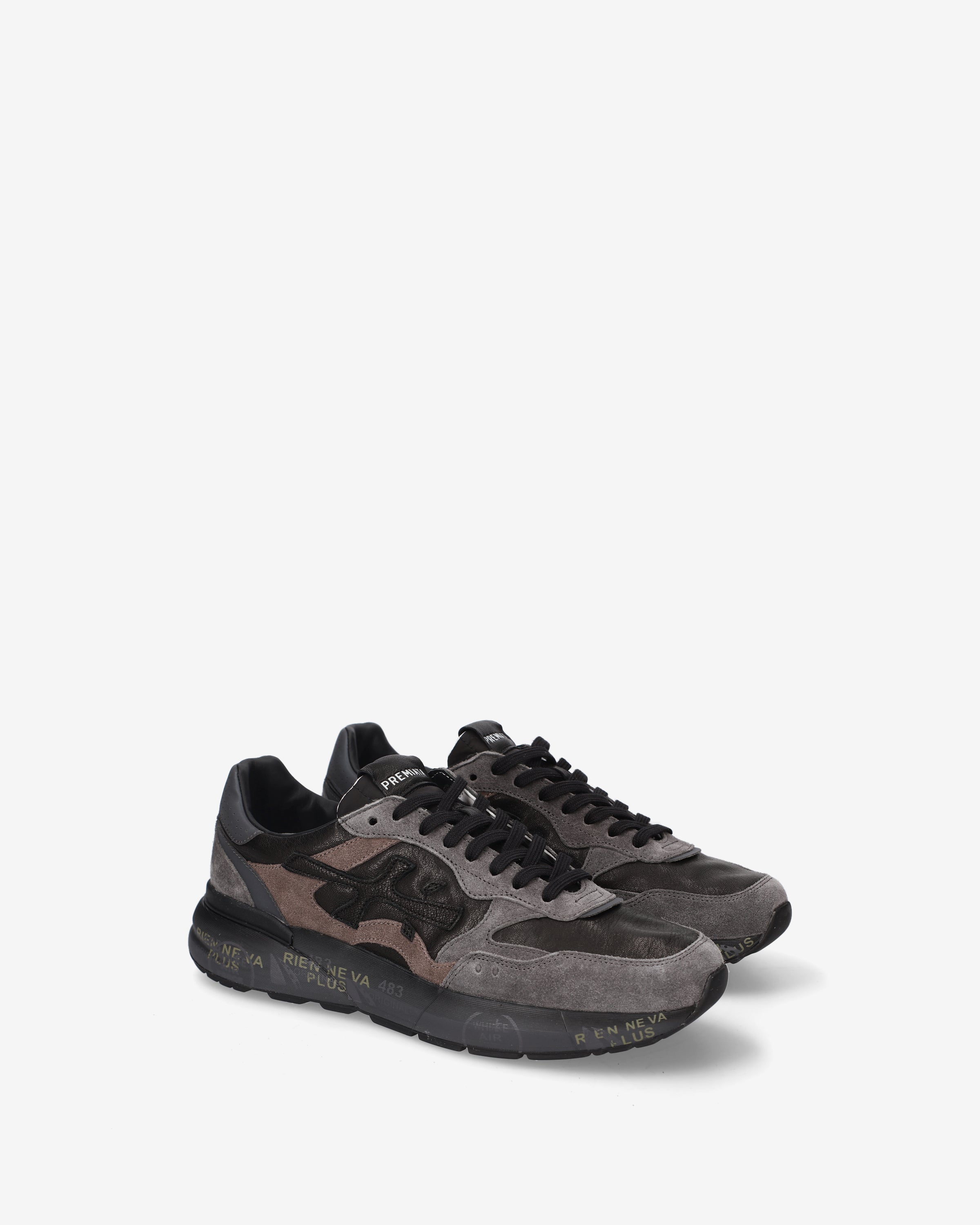 Premiata Mick 0.1 8452 baskets gris noir