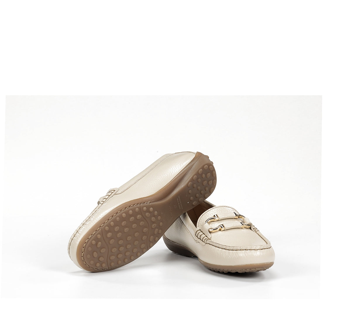 Fluchos Bruni F2156 mocassin femme taupe cuir