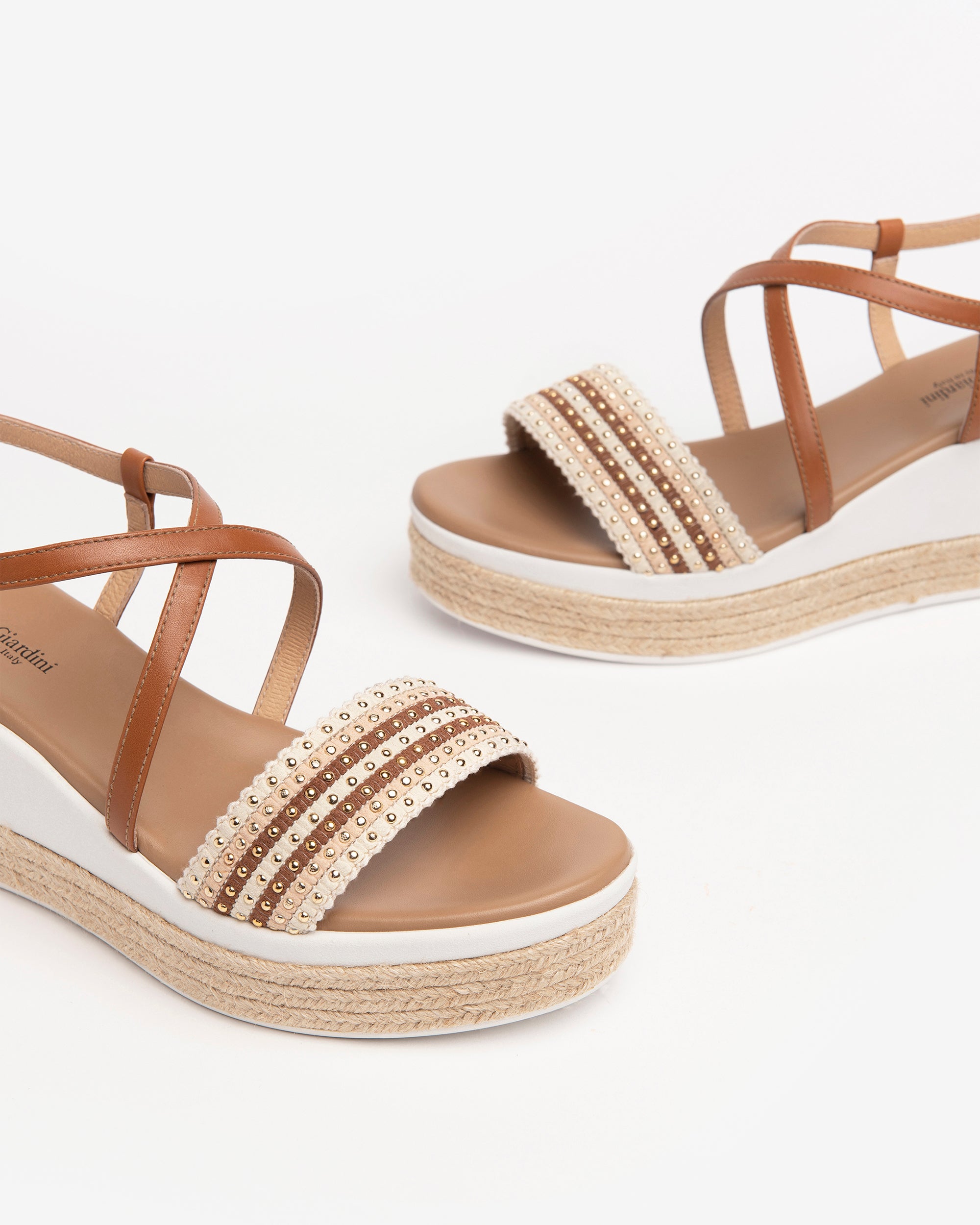 Nero Giardini Sandales Nu-pieds Cuir Femme Compensées 7 cm