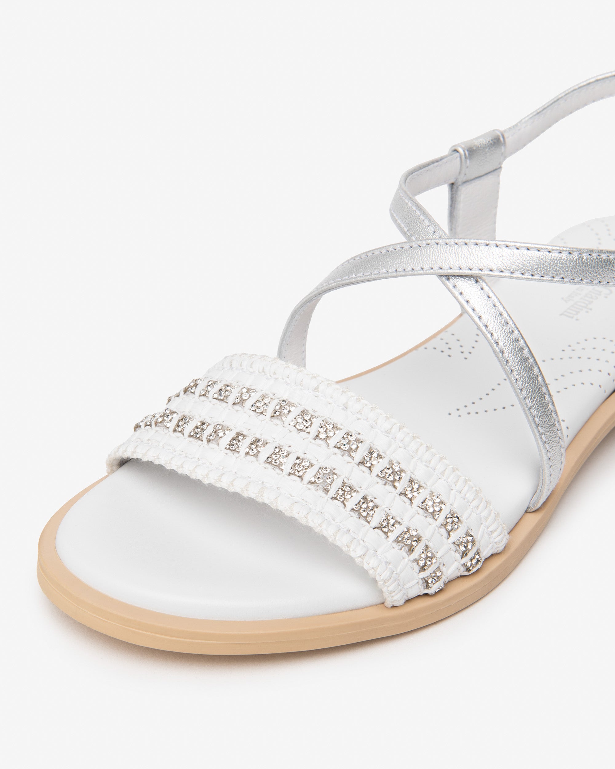 Nero Giardini Slippers mules femme cuir et tissu
