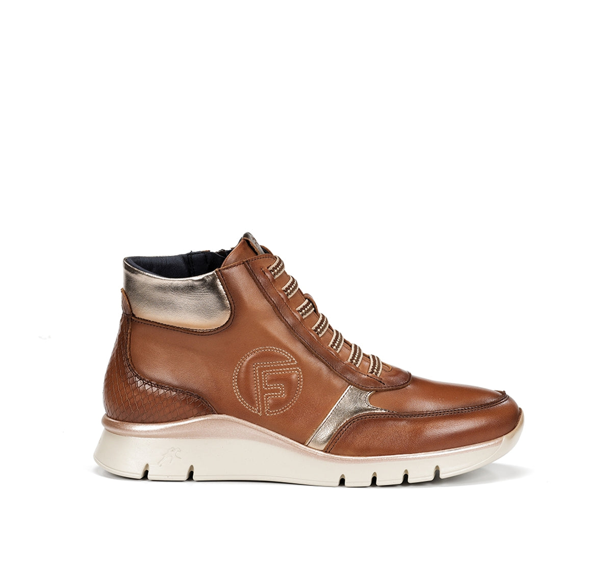Fluchos Union F2077 bottines femme marron cuir