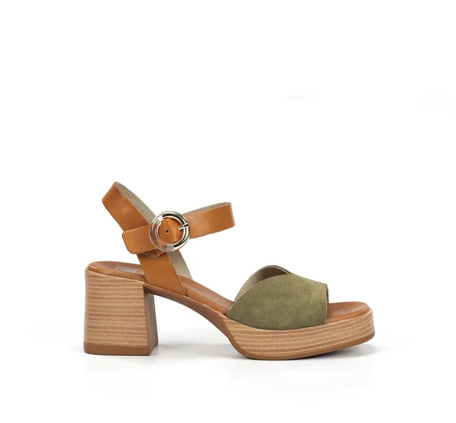 Dorking Diamond D9287 Sandale Verte Femme Talon