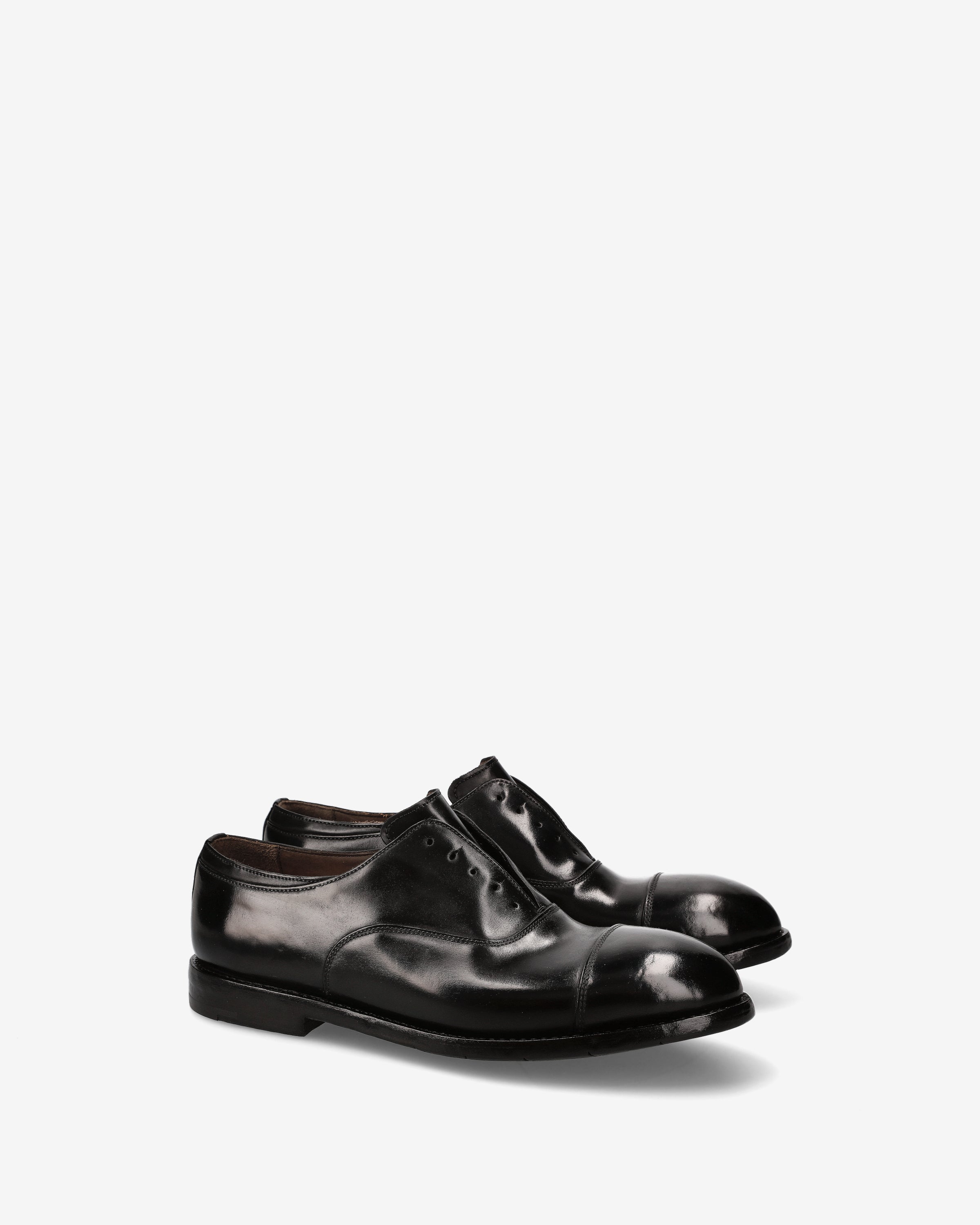Premiata Cordovan mocassins slip-on homme cuir noir