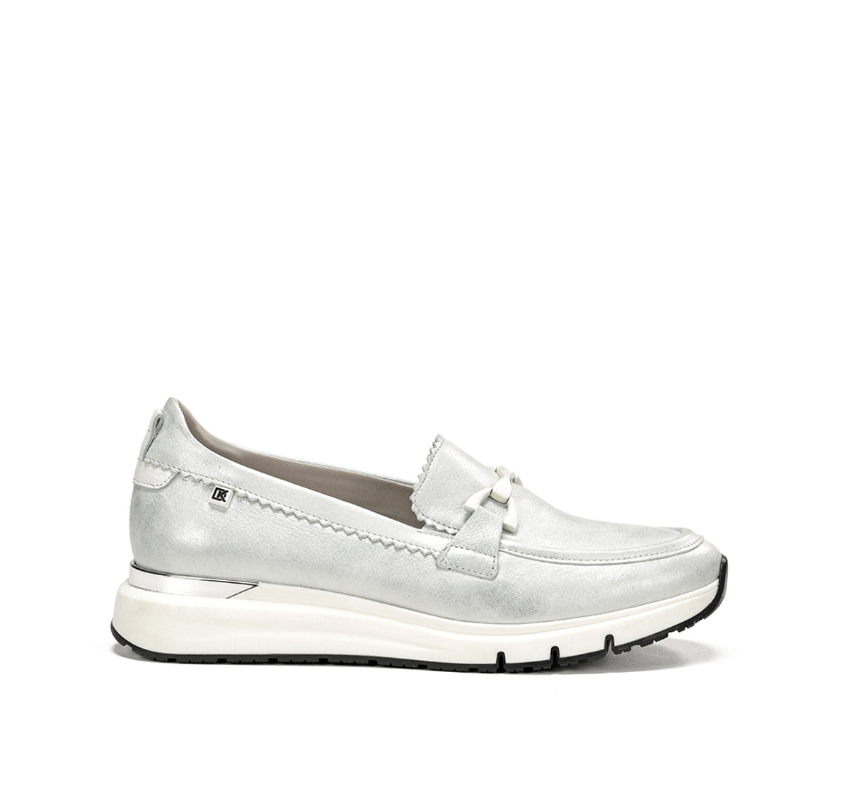 Dorking Serena D9047 mocassins femme argent