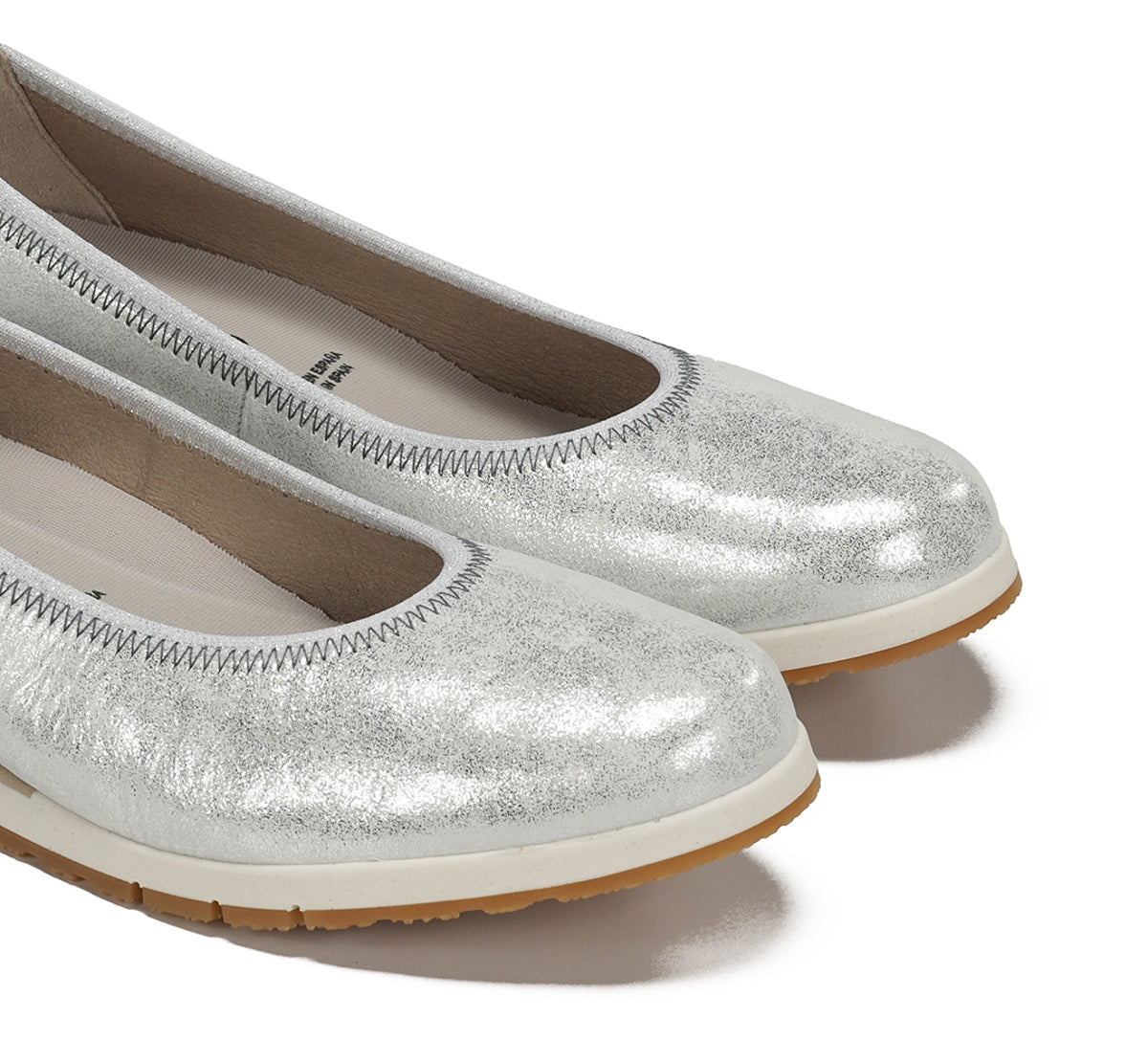 Dorking Swim D9712 ballerines femme argent légères