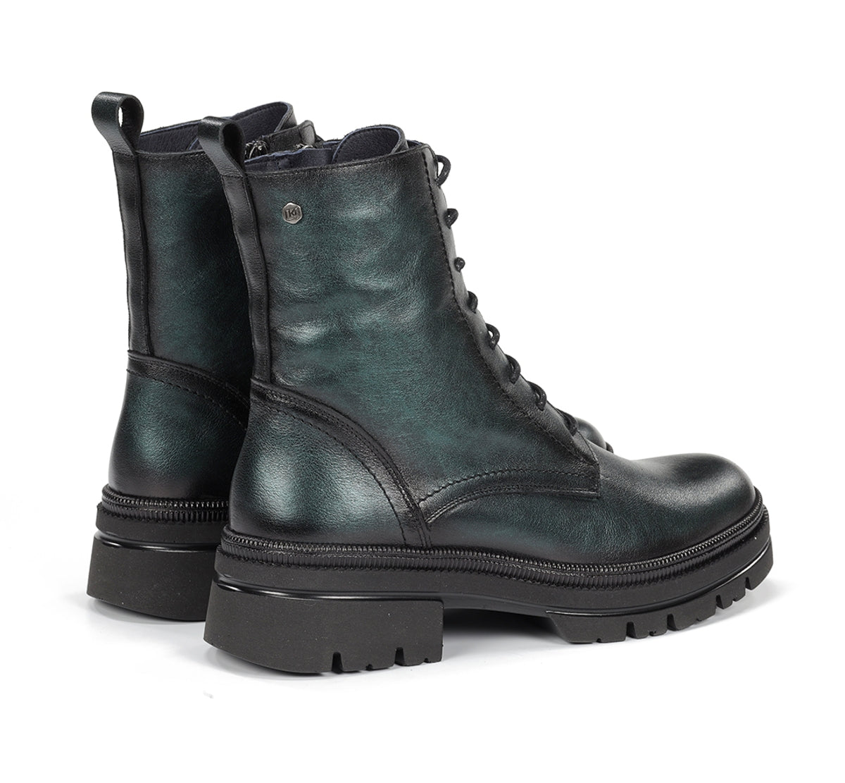 Dorking Cosmo D9389 bottines femme vert semelle track