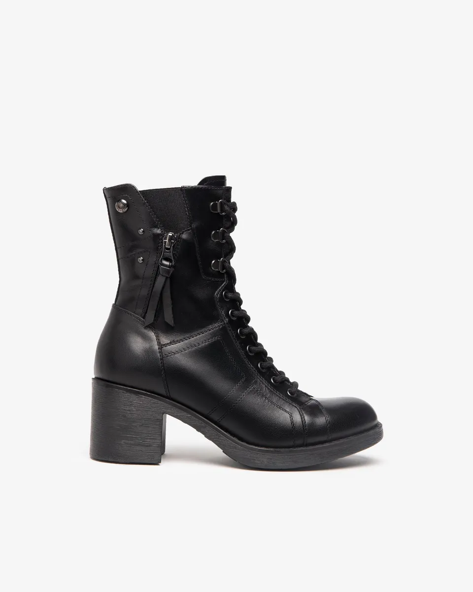 Nero Giardini Combat Boots rangers femme cuir