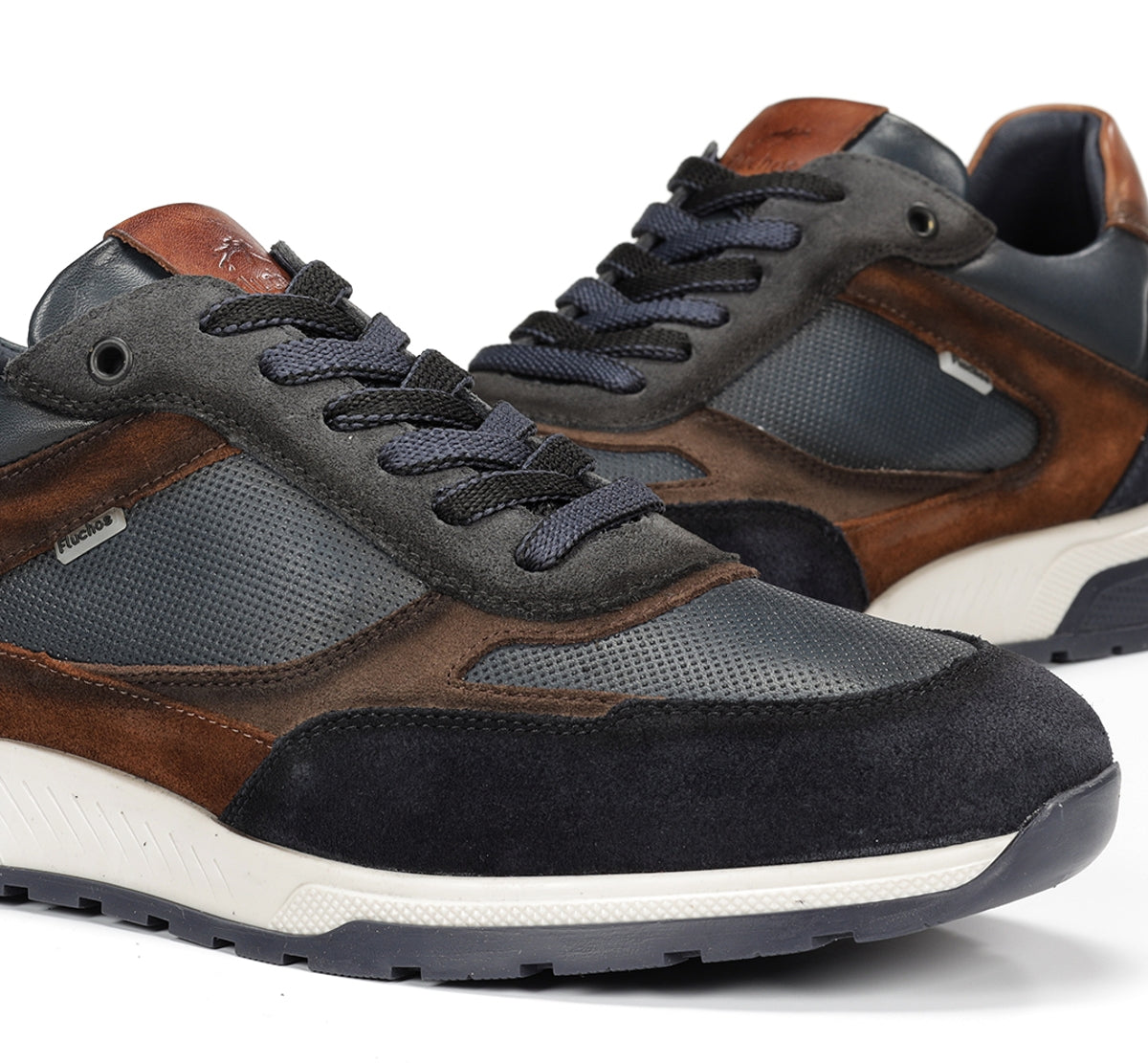 Fluchos Louis F1959 baskets homme bleu