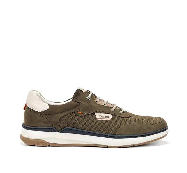 Fluchos Jeff F2210 chaussures homme vertes lacets
