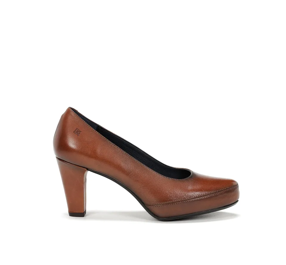 Dorking Blesa D5794 escarpin femme marron talon