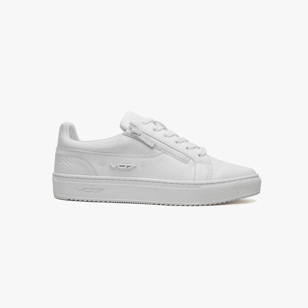 VO7 Roma Snake White basket blanche effet serpent