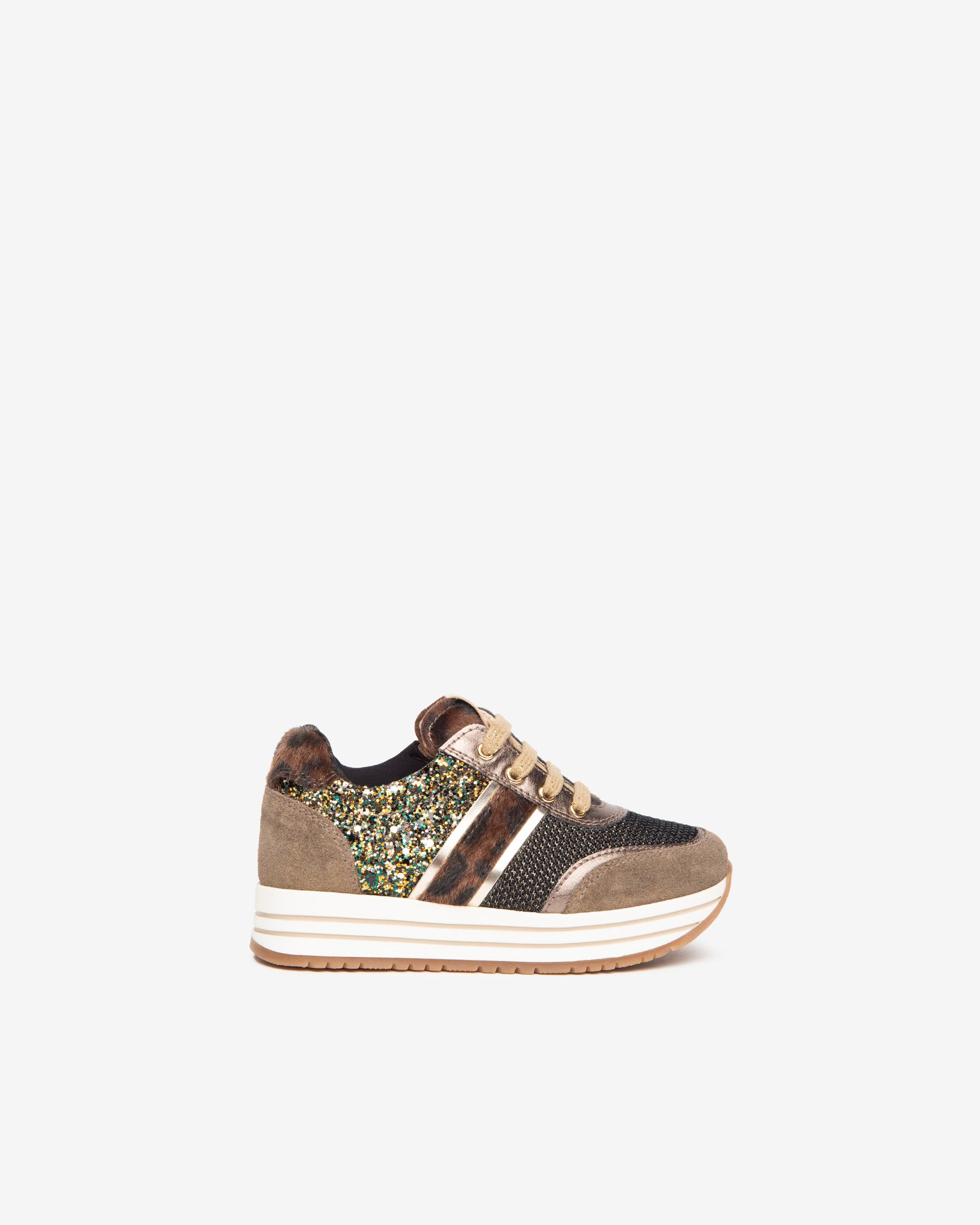 Nero Giardini Sneakers baskets fille daim paillettes