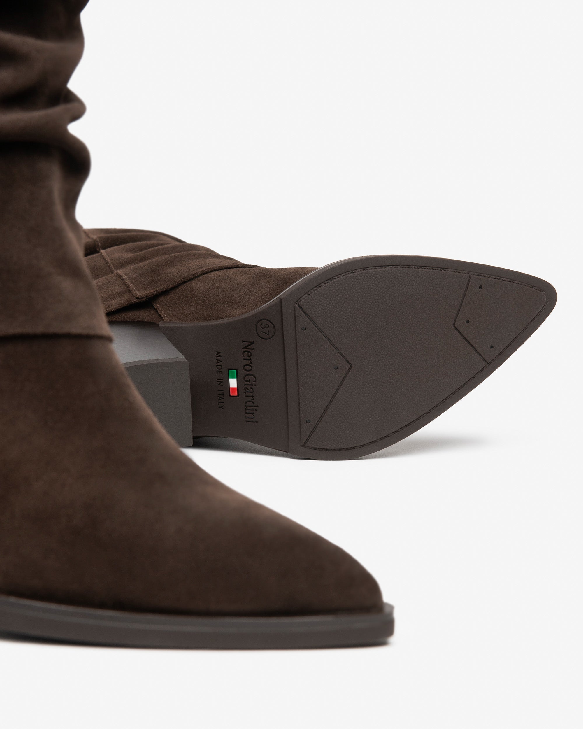 Nero Giardini Boots bottes daim femme western talon 80