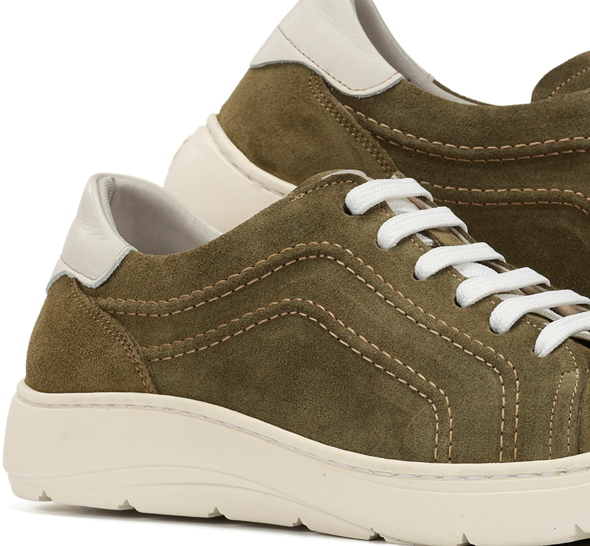 Dorking Yet D9646 baskets femme vert confort