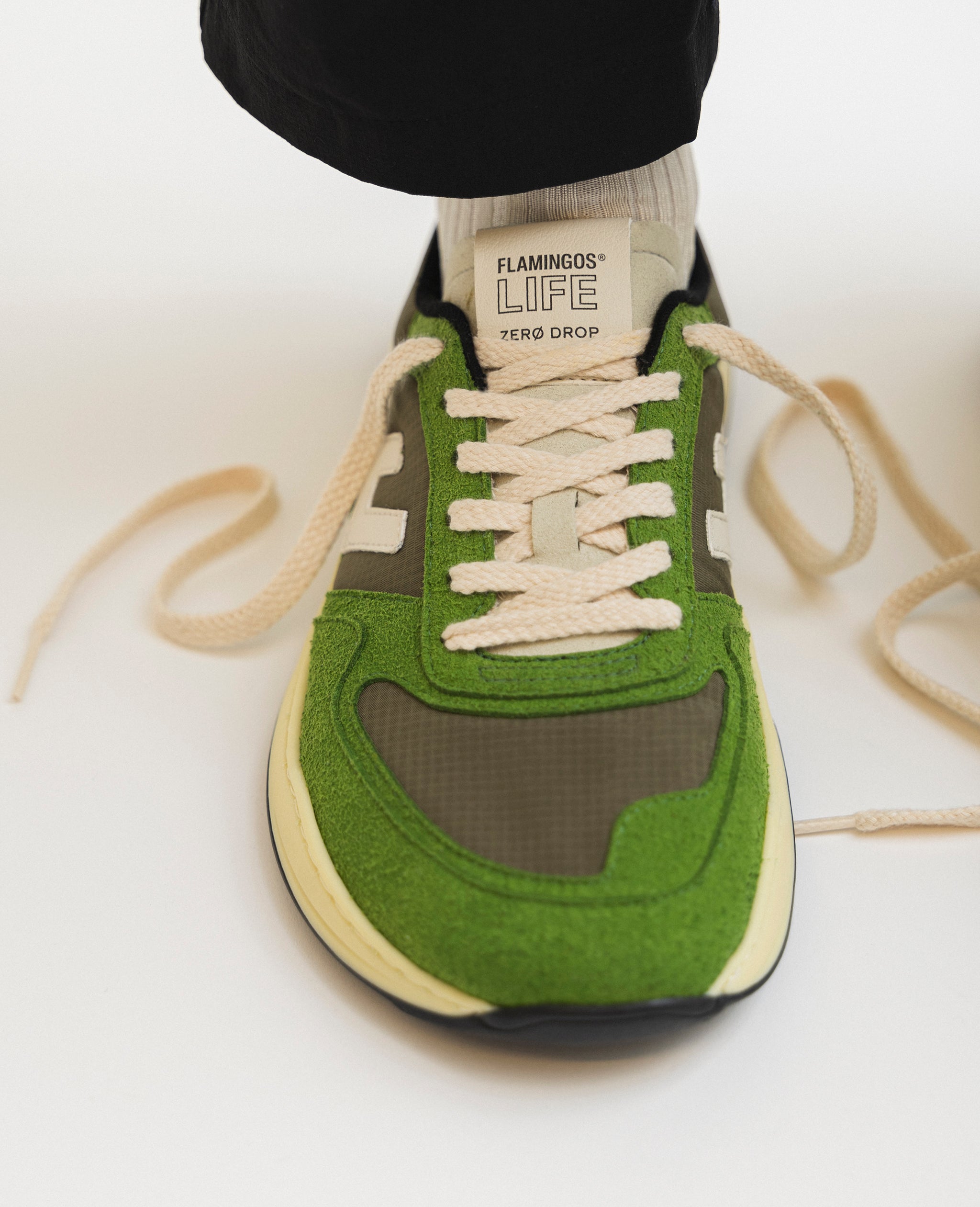 Flamingos Life Zero Drop Moss Ripstop baskets barefoot