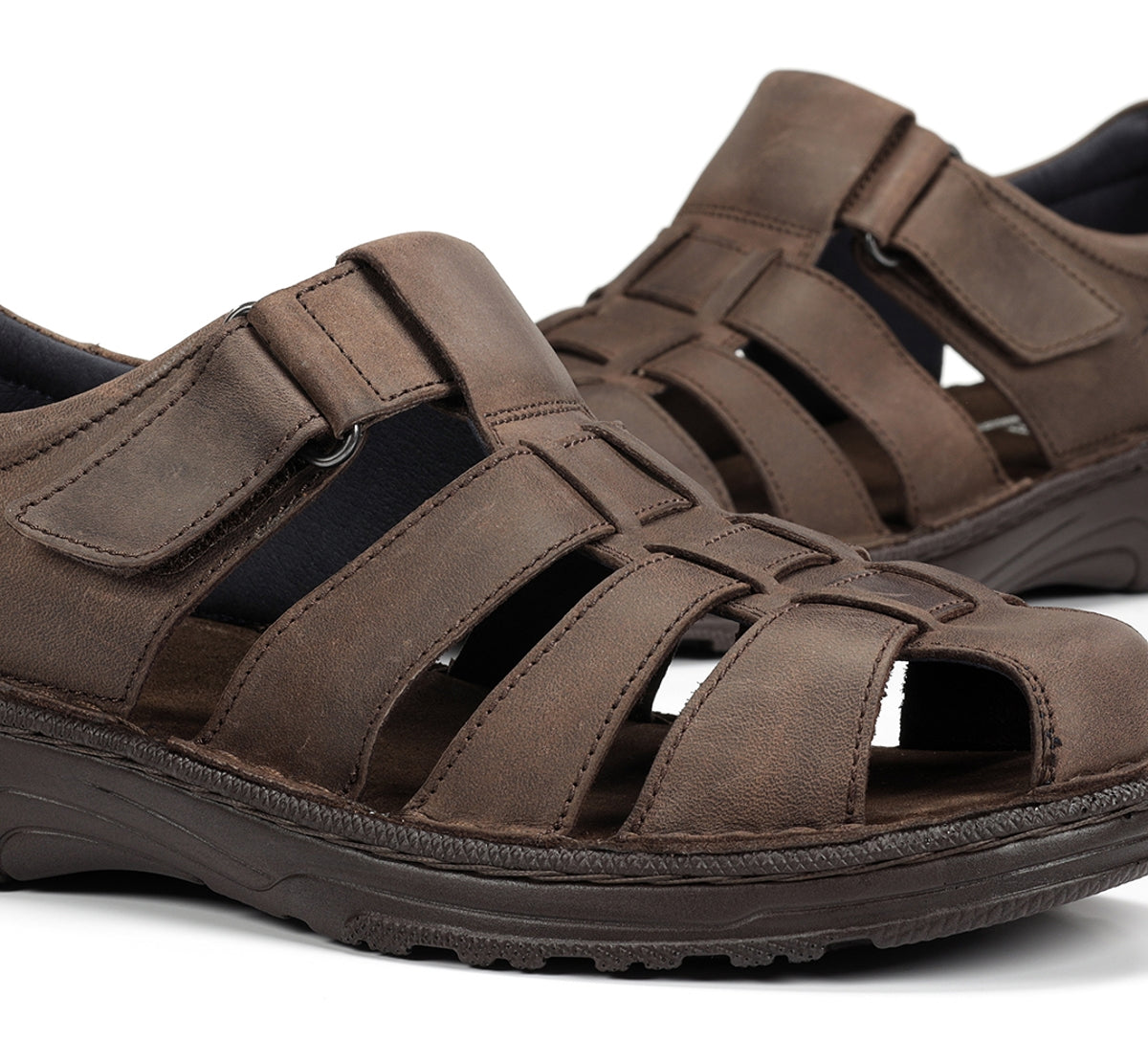 Fluchos Azores F2199 Sandales Marron Homme Velcro
