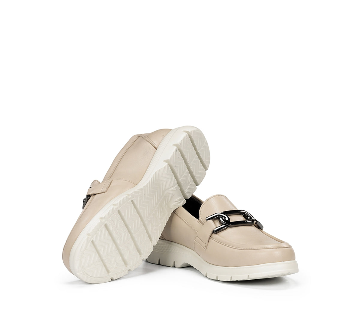 Fluchos Gladis F1794 mocassin femme taupe